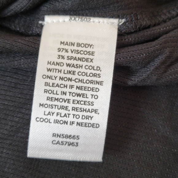 BP. Ribbed Long Sleeve Black Top XL Nordstrom Rack NWT - Picture 8 of 8